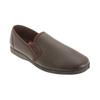Mens Hadley Softie Leather Twin Gusset Slippers