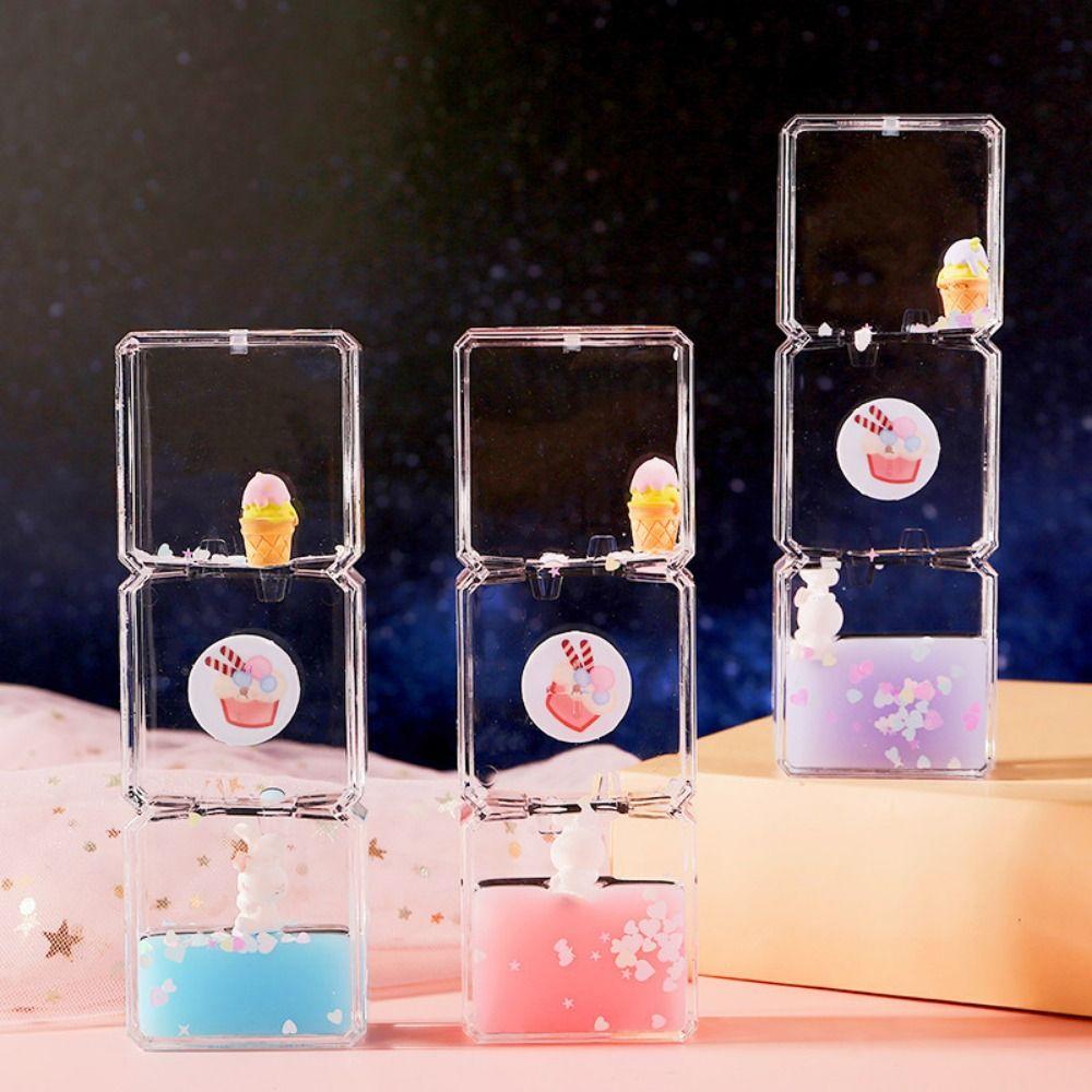 Креативные Жидкие Песочные Часы Акриловые Песочные Часы Таймер Игрушки Подарки Настольные Украшения Украшение для Офиса