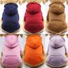 Solid Pet Dog Hoodies Warm Clothes for Small Dogs Puppy Coat Outfit Pet Clothes Sweatshirts for Large Dog Chihuahua Cat Custume