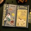 Journal GO Coffee Elective Course Vintage Baking Bronzing Stickers Collage Creative Journal Scrapbooking Planner Decals
