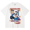230 г/м² 100% хлопок Dragon Ball V26 Бульма Андроид Принт Унисекс Тяжелая хлопковая футболка