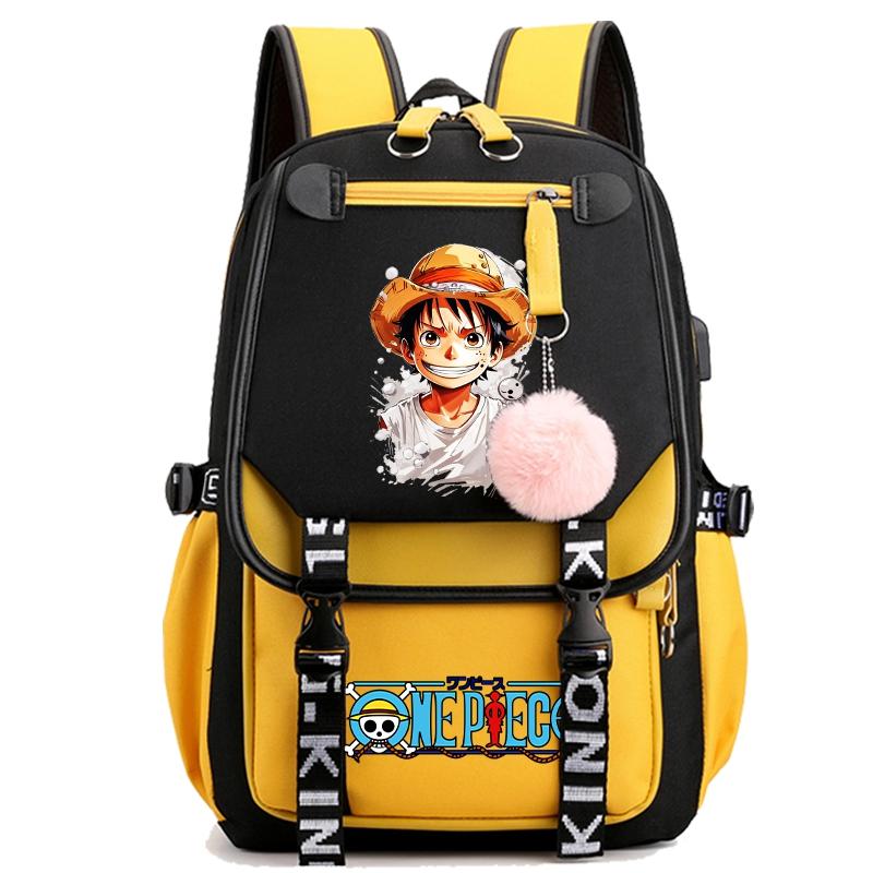 Аниме цельный рюкзак для женщин холщовая сумка для ноутбука школьная сумка для девочек-подростков школьная сумка женская дорожная сумка Mochila