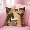 Game Honkai Star RailCool Cushion Cover Pillowcase Short Plush Invisible zipper Room Sofa Cushion Cover