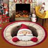 160cm Xmas Rug,Christmas Carpet Door Merry Christmas Mat Festival Santa Home Decorations Home 2025 Navidad Xmas Ornament