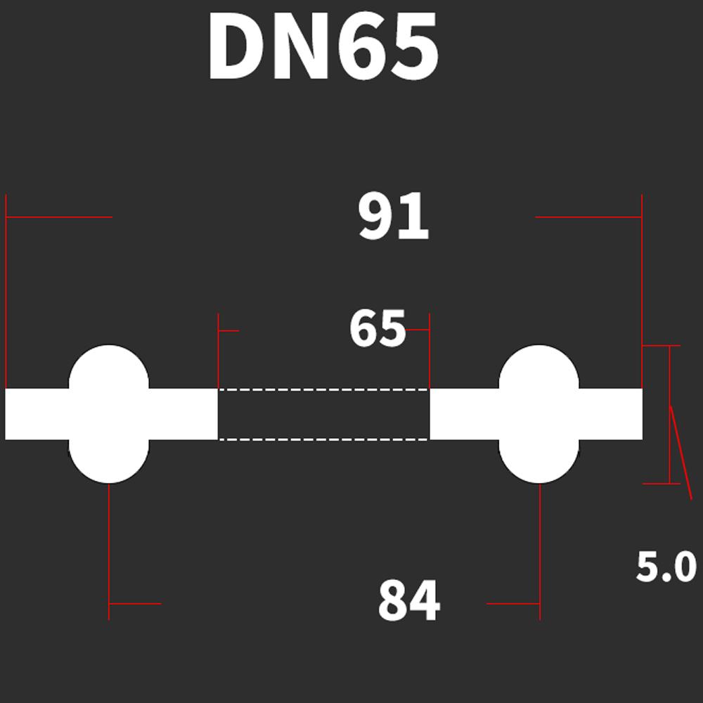 DN10-DN200 Стандарт DIN 3/4" 1.5" 2" -8" Тройной зажим EPDM Санитарная уплотнительная прокладка Лента для домашнего пивоварения