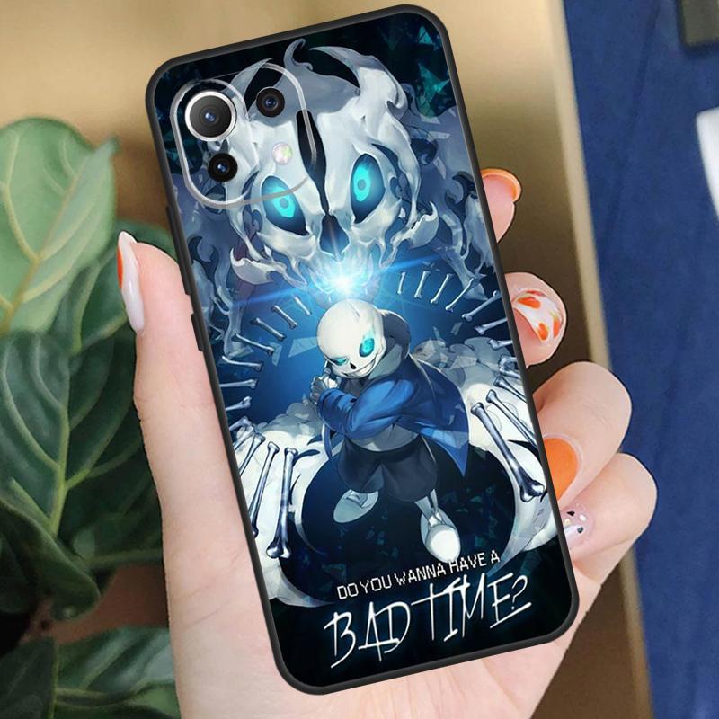 Чехол Undertale Sans для Xiaomi 13 14 11T 12T 13T Pro 12 Lite 12X POCO X3 X5 Pro F3 F4 X4 M5s C65 F5