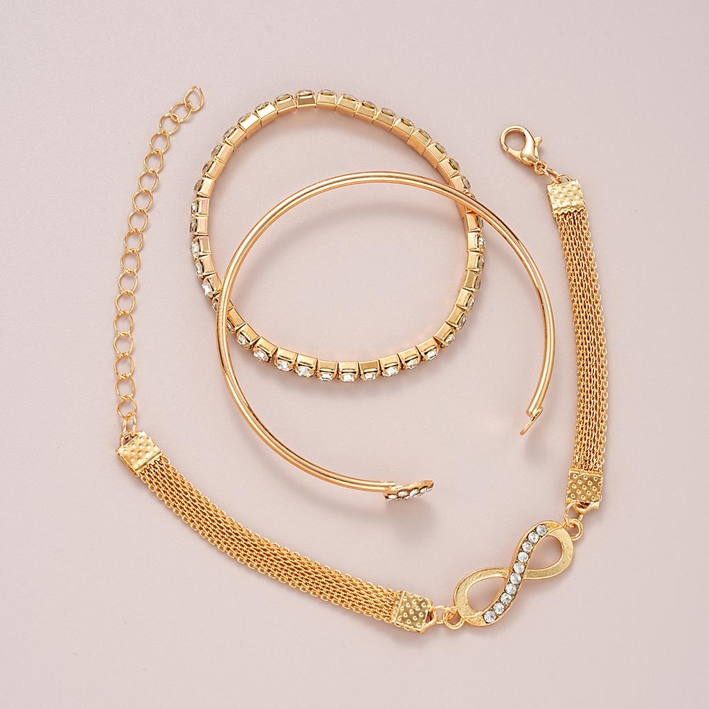 73 Pcs/Set Fashion Wide Face Earrings Necklaces Bracelets Ankles Rings Fashion Combinations Jewelry Sets For Women's Gifts NoBox