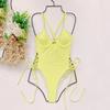 Push Up Women Swimwear One Piece Swimsuit Female Solid Monokini Bandage Swim Suits Sexy Bathing Suit Swimming Beachwear Monokini