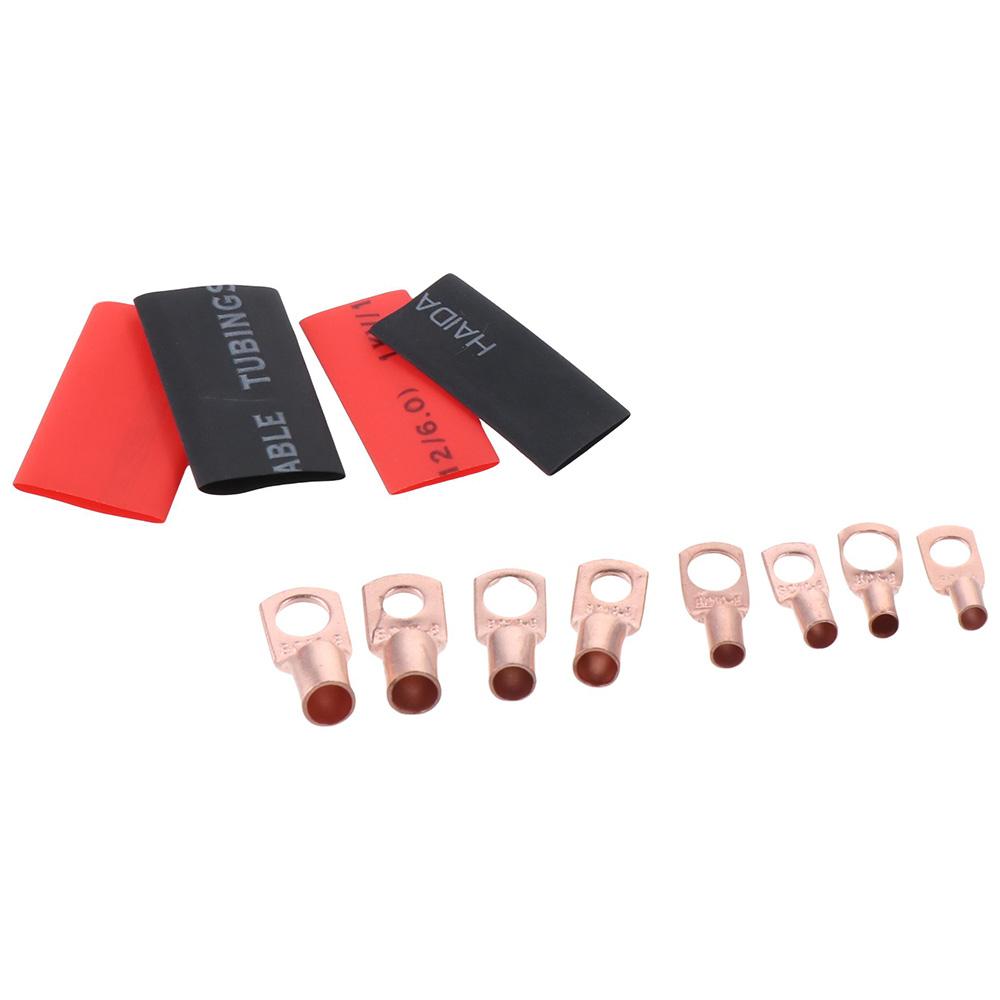 160Pcs AWG 2 4 6 8 10 12 Wire Connectors with Heat Shrink Tube Battery Terminals  Motorcycle