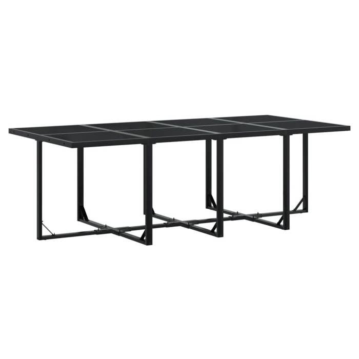 VidaXL 13 Pcs Garden Dining Set Cushions Black Wicker, Outdoor Dining Set, Dining Furniture 3295015