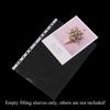 100PCS Transparent A4 Loose-leaf File Pocket 11 Holes File Storage Protective Film