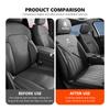 AAAAT1 For Skoda Leather Car Seat Cushion Breathable Headrest Seat Protect Mat Accessories Octavia A5 A7 RS Fabia Superb Rapid Karoq