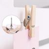 50Pcs/Box Colorful Clips Push Pin Wooden Thumb Tacks Stationery Blackboard Push Pins Home