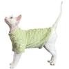 Elastic Hairless Cat Base Shirt Soft Cat Striped Jumpsuit Sphynx Cat Clothes  for Cats Kitten
