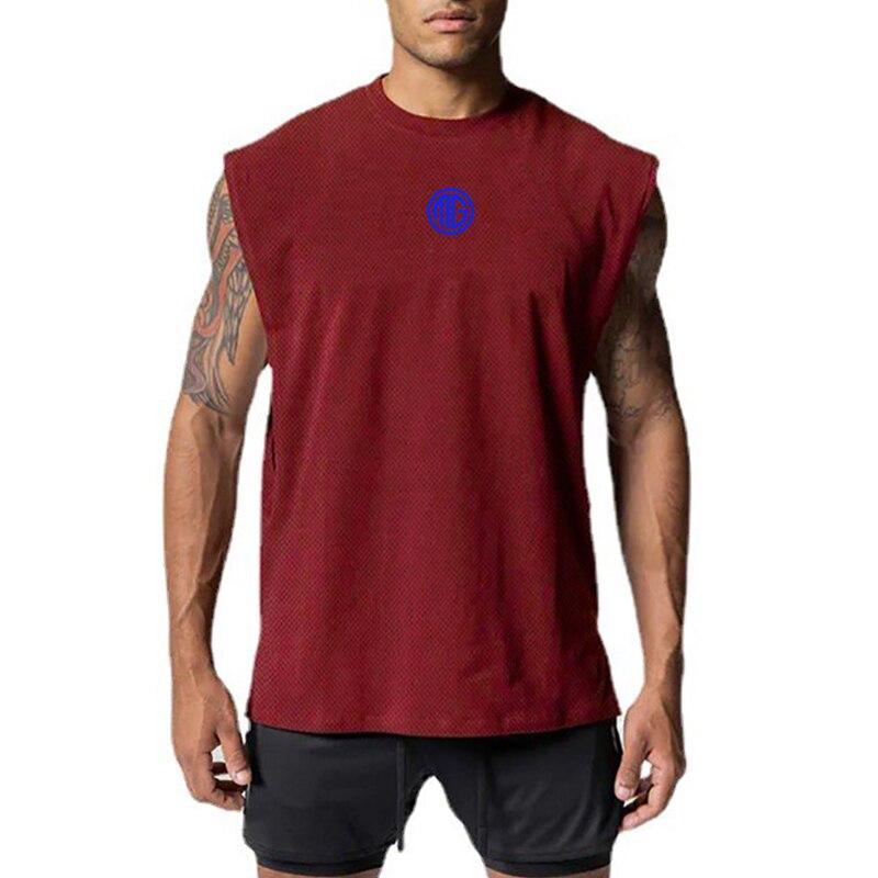 Muscleguys Летний бутик, мужские футболки без рукавов, жилет, свободный топ для фитнеса и тренировок с широкими плечами