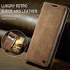 Suitable for Samsung S25 Edge matte flip phone case Galaxy S24 Ultra anti-drop card slot leather case with stand