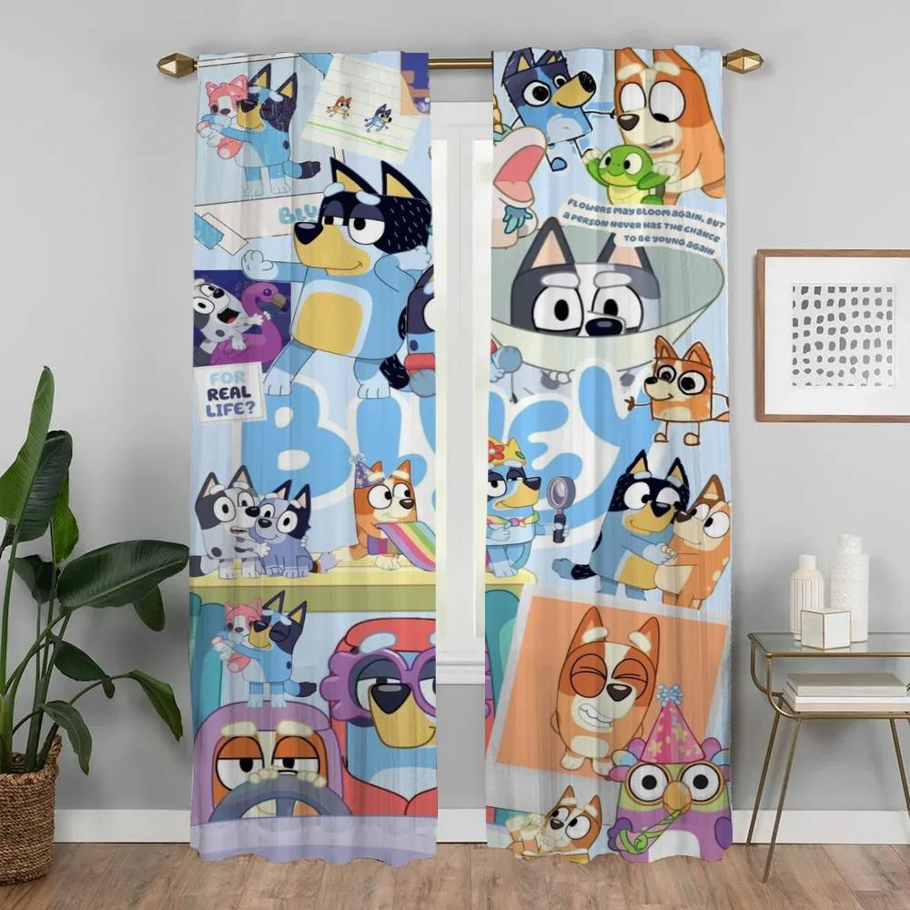 B-BlueyS Шторы Шторы для детской комнаты Шторы для спальни Жалюзи Шторы для окон Перегородки Шторы Украшения на Хэллоуин Гостиная Кухня