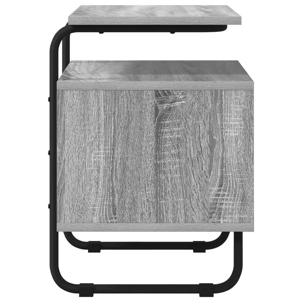 Nightstand Grey Sonoma Engineered Wood