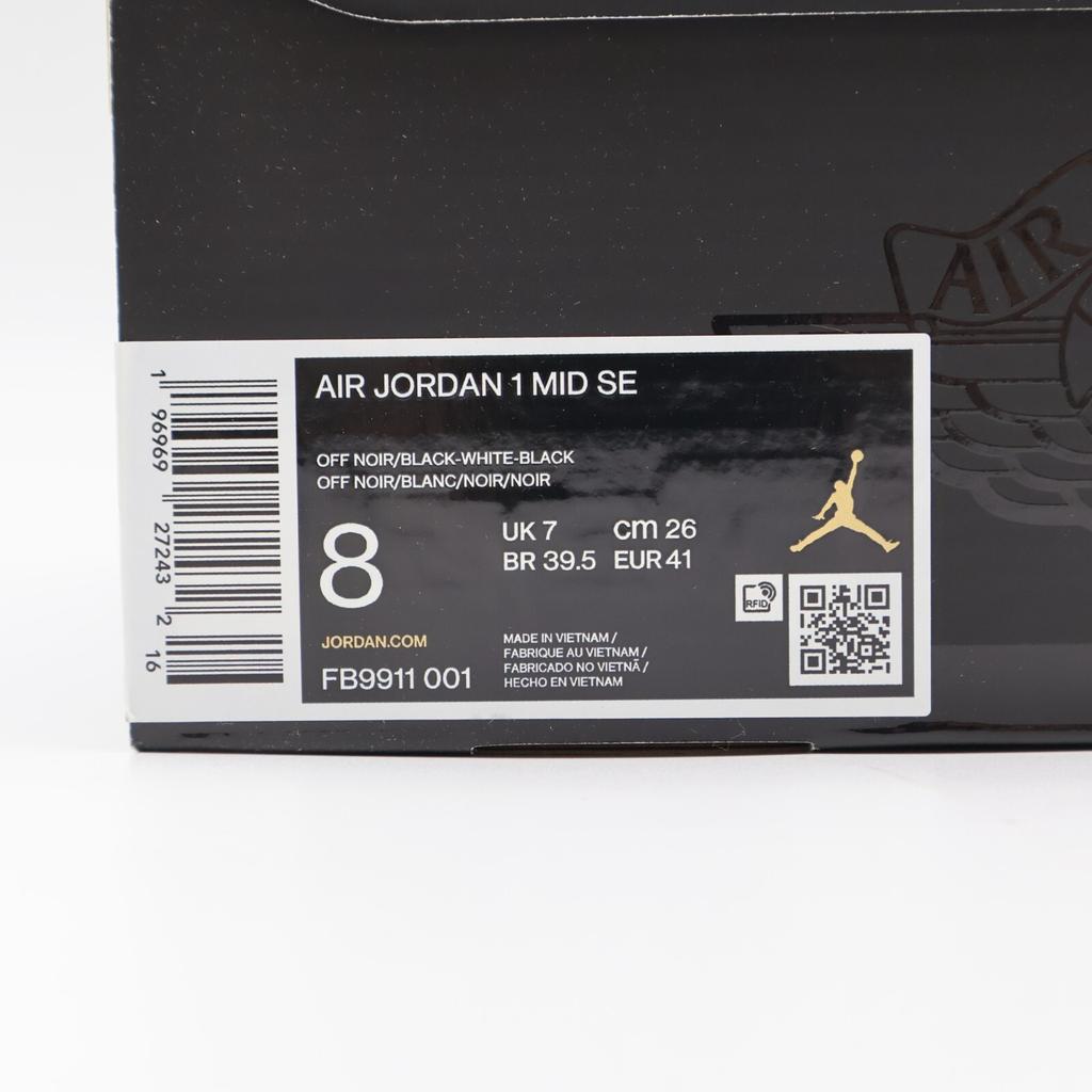 FB9911-001 Nike Air Jordan 1 Mid Panda Elephant (Мужской)
