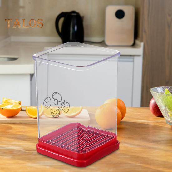 1/2/3 шт. фруктовая чашка с нажимной пластиной, резак для клубники, бананов, киви, интегрированный дизайн лезвия, посудомоечная машина, безопасный овощной салат, кухонный гаджет