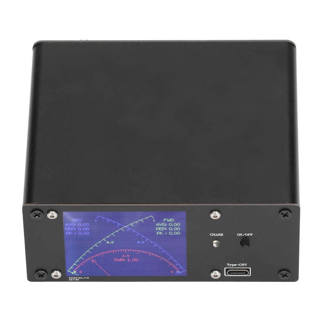 Коротковолновый измеритель мощности 1 мВт?1 кВт 0,4?60 МГц КСВ МОЩНОСТЬ 2,4-дюймовый сенсорный экран цифровой коротковолновый измеритель для