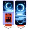 Z Flip 8/7/6/5/4/3 Case Slim Foldable Phone Cover With Wrist Strap Shockproof PC Shell