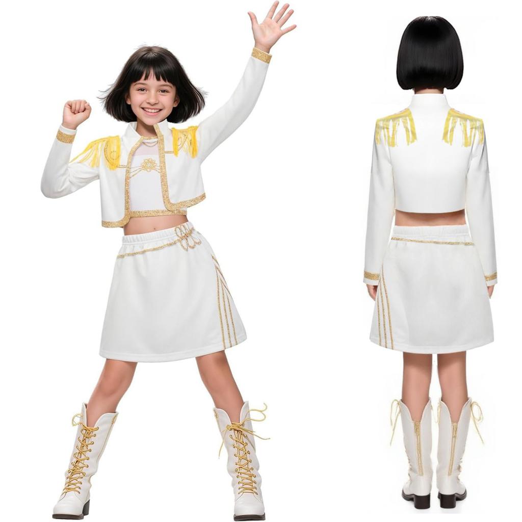 Костюм Суперзвезды, певицы, танцовщицы, для вечеринки, маскарадный, для детей, девочек, подарки на Хэллоуин, Рождество, день рождения, костюм для ролевой игры, косплея