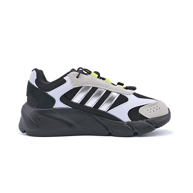 Adidas Crazy Chaos 2000 Breathable Low top Kids' Running Shoes Black White Kids' JQ8615