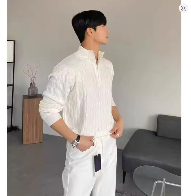 Реплика Роскошные Свитеры Мужской Свитер Джерси Корейский Отзывы Много Одежды Трикотаж Кардиган Осень Мужская Одежда Мужское Пальто Hırka