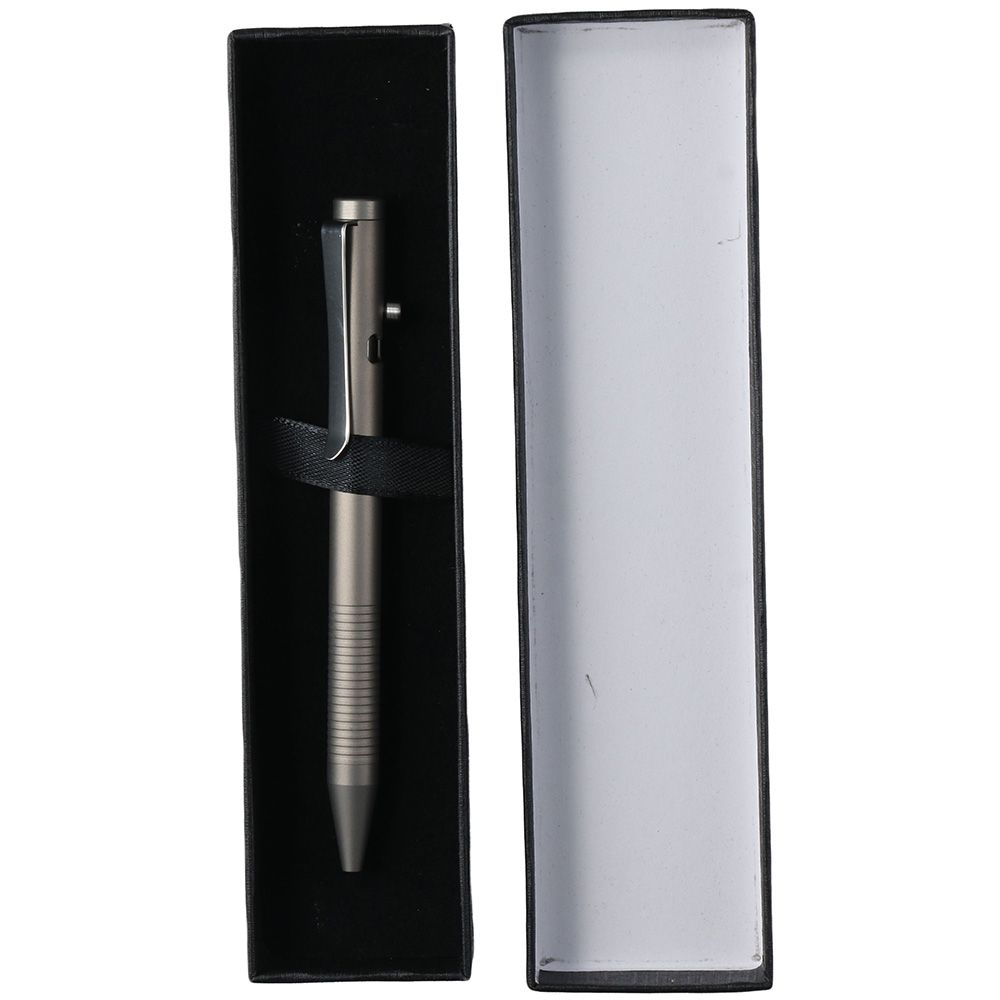 Titanium Alloy Bolt Action Pen Ballpoint Pen Easy Carry Daily Writing Use Pen Refillable Retractable Ballpoint Pens Supplies