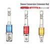 Hex Shank Power Extension and Drill Adapter: 1/4, 3/8, 1/2 Square Impact Wrench Conversion Rod