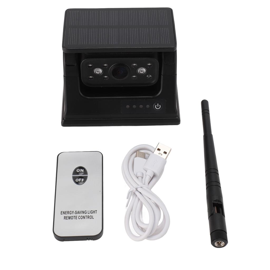 Solar WiFi Wireless Backup Camera Magnetic IP69 Waterproof HD 1080P Night Vision Reversing Camera