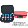 Waterproof Insulin Vial Protector Multiple Slots Essential Oils Carrying Box  Travel Use