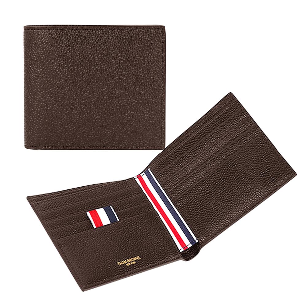 Thom Browne Pebble Grain Three Stripe Wallet Maw023a 00198 205