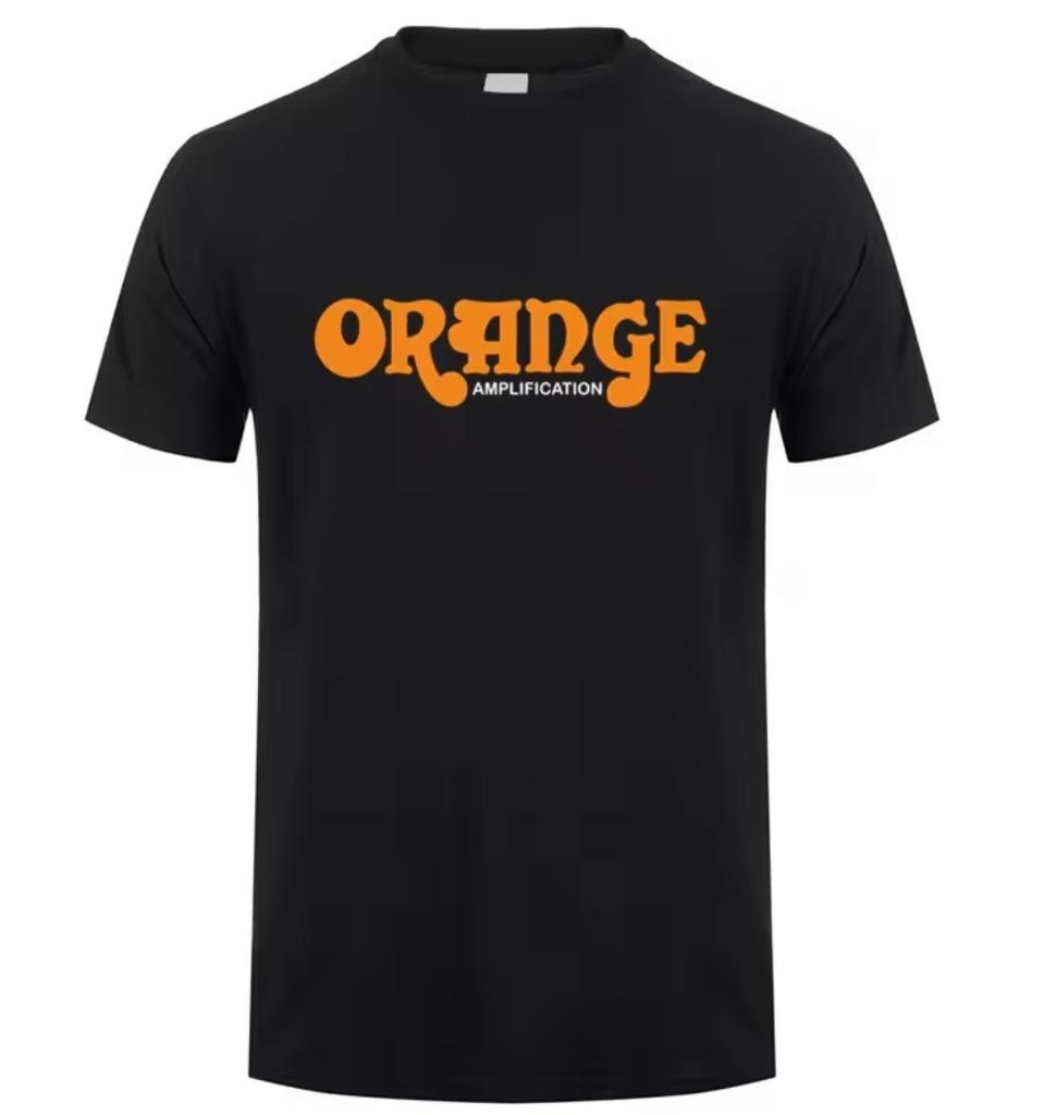 Британские гитарные усилители Orange ФУТБОЛКА Все размеры S M L XL XXL 3 4XL Черный Белый