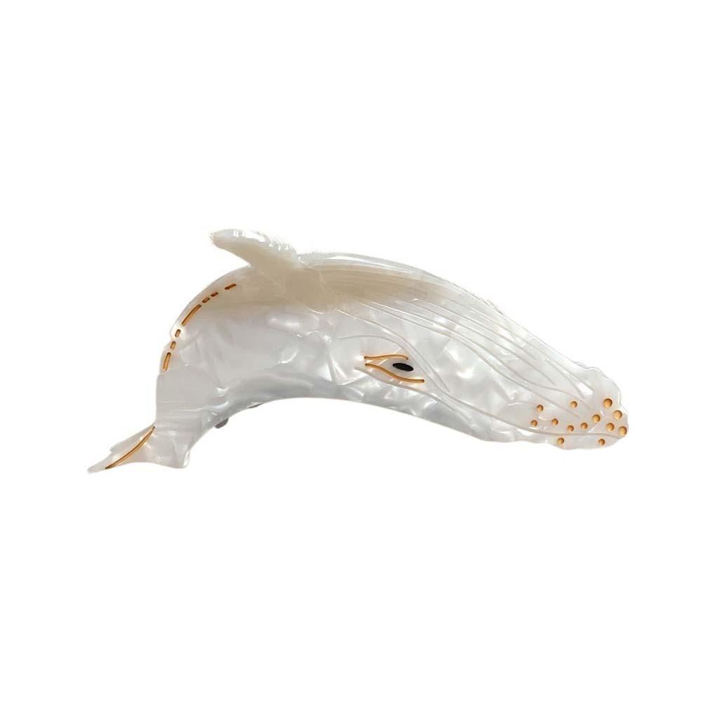 Sweet Sperm Whale Shark Clip Acetic Acid Animal Hair Clip Work Acetate Fish Hair Claw  Friends