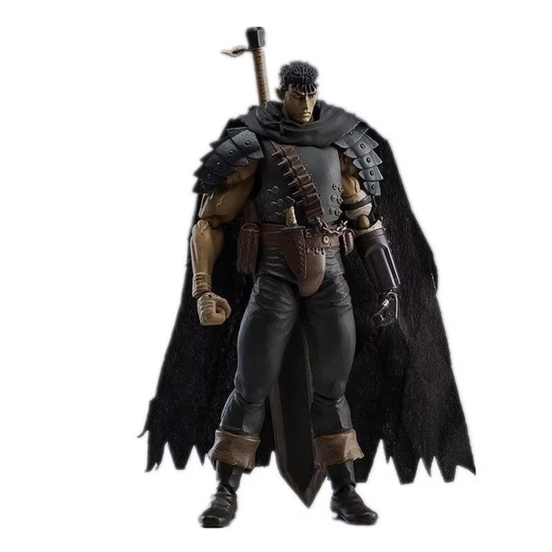 Новейшая фигурка Figma 359 Гатс Берсерк Черный Мечник Перекрашенное Издание 17 см Коллекционная Аниме Модель Кукла Разработана Для Фанатов Аниме Берсерк