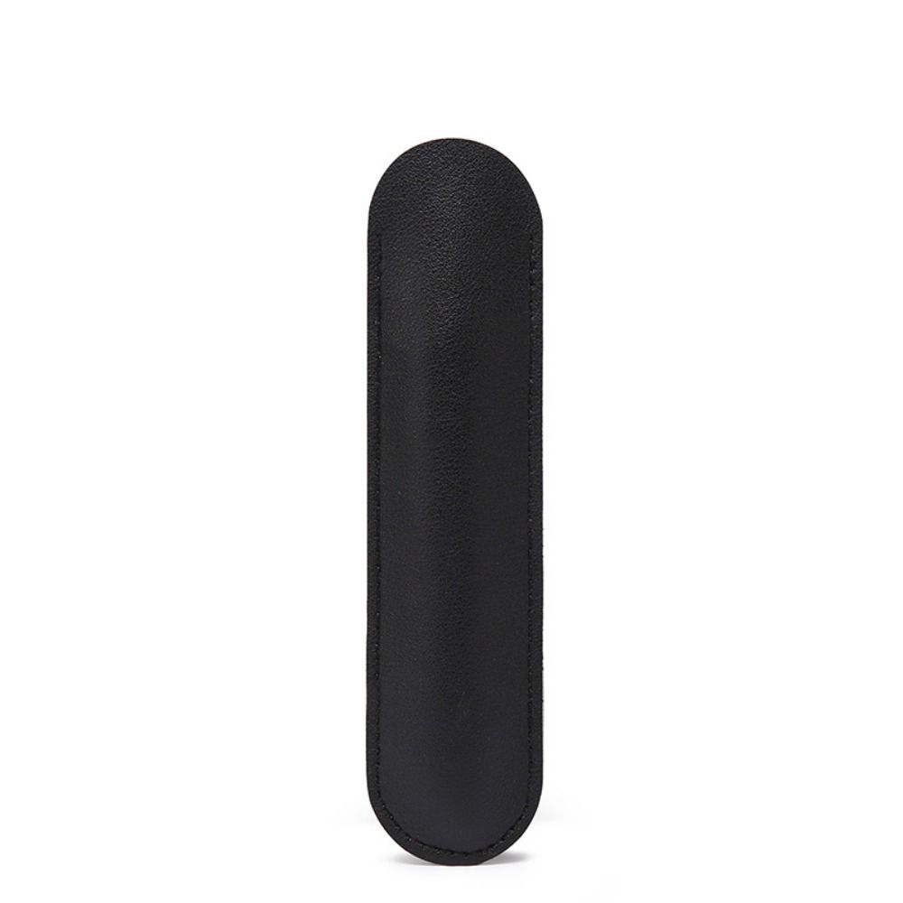 Half Open Pen Protective Bag PU Leather Pen Sleeve Pouch Leather Pen Bag Scrapbook Crafts