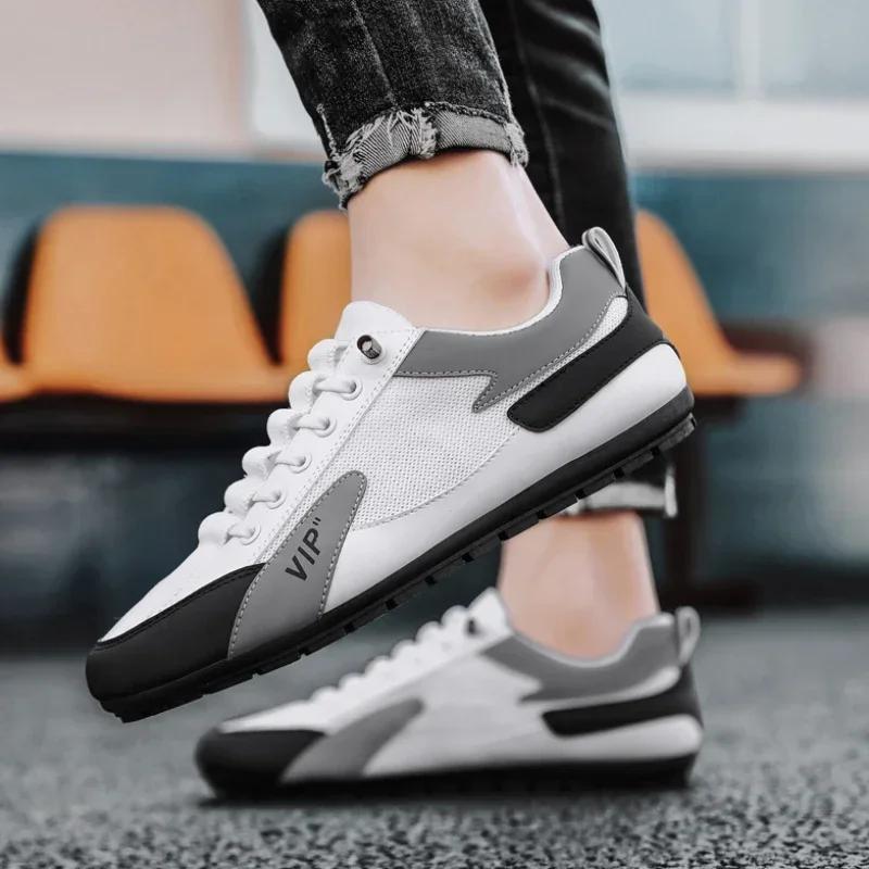 Мода 2024 года, роскошные сетчатые спортивные мужские кроссовки, дышащая обувь Tenis Para Hombre, модная повседневная обувь, летняя студенческая обувь