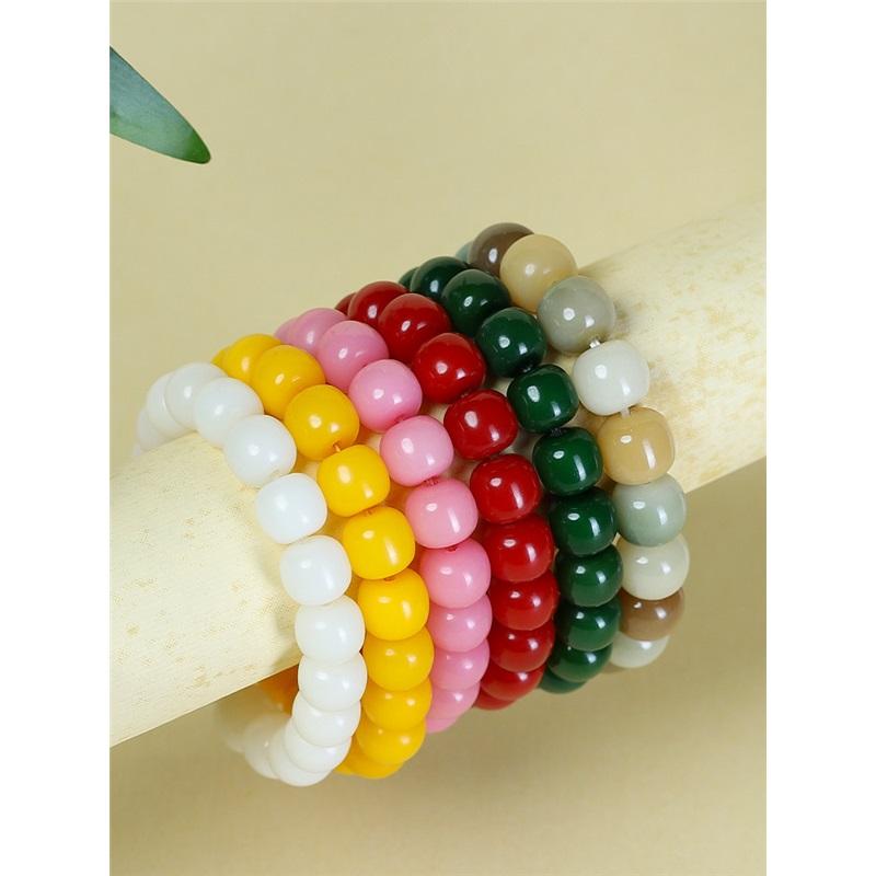 Wholesale New Style Simple Bodhi Root Prayer Beads Bracelet, Scenic Spot Same Style, Old-Shape Beads, Fresh and Elegant Minimalist Hand Jewelry