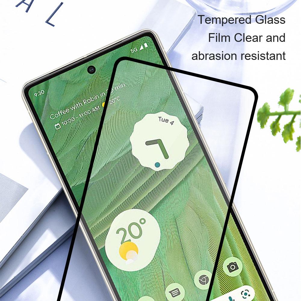 AMORUS 2Pcs For Google Pixel 9 Pro XL Screen Protector Tempered Glass Film Silk Printing Case Friendly