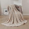 Sofa Throw Blanket Super Soft Warm Solid Color Wear Resistant Non-Fading Friendly To Skin Machine Washable Bedding Blanket