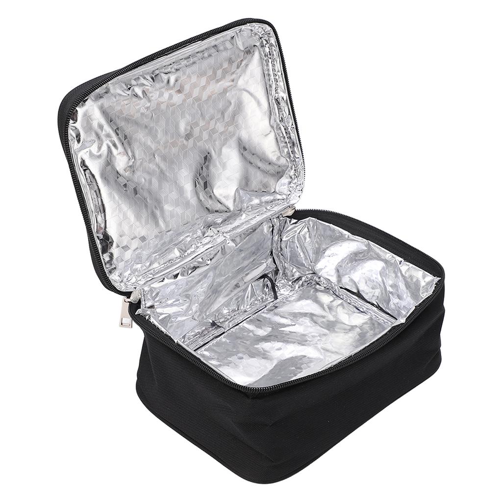 Lunch Bag Portable Oven USB Charging Portable Microwave Aluminum Film Liner Heated Lunch Box with 2 