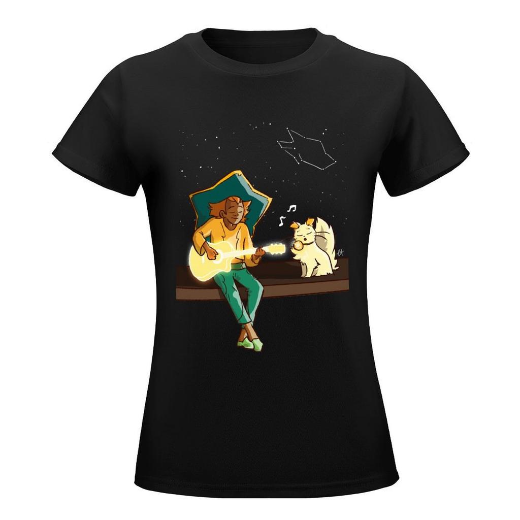 Футболка Spiritfarer с коротким рукавом Эстетическая одежда Одежда Kawaii Женские топы