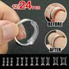 12/24PCS Ring Size Adjuster Ring Size Reducer Invisible for Loose Rings Ring Adjuster Size Fit Any Rings Ring Guard Spacer (6 Sizes)