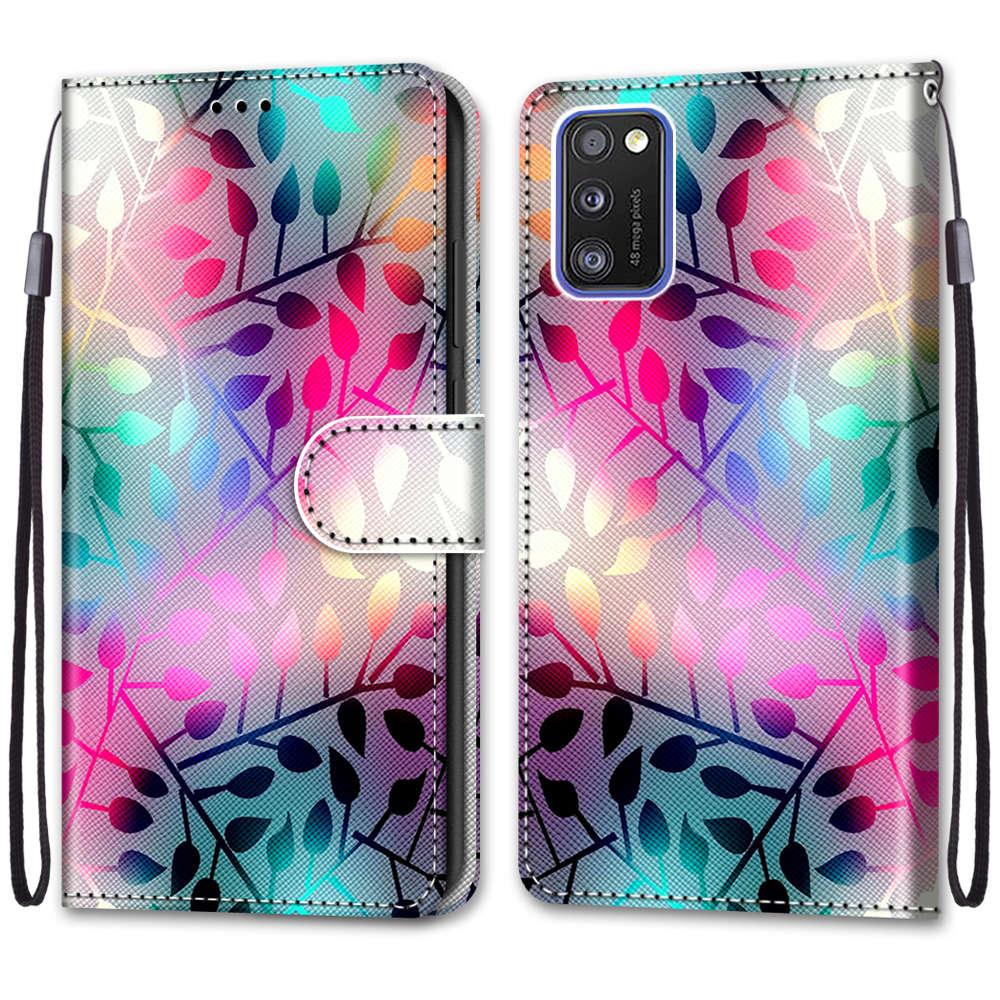 Флип кожаный чехол для Samsung Galaxy A01 A11 A21 A31 A41 A51 A71 4g 5g 3d кошелек держатель для карт подставка обложка книги кошка собака роспись