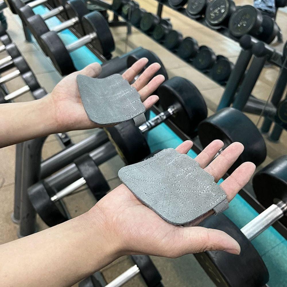 1PC/ 1 Pair Cowhide Leather Weight Lifting Gloves 9 Colors Gym Glove New Sports Accessories