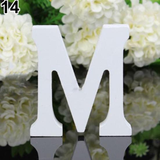 Freestanding Wood Wooden Letters Alphabet Bridal Wedding Party Home Shop Decor