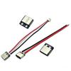 10 шт. Профессиональный разъем USB C 20AWG, паяный, штекер-гнездо, Type-C, универсальный 2-контактный разъем, электронный ремонт