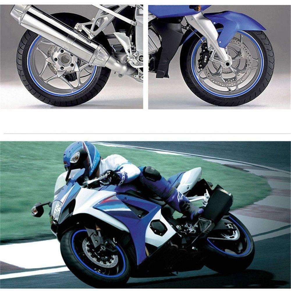 Ночной сейф, водонепроницаемая наклейка на колесо, светоотражающая наклейка на край, изменение цвета, лента для отделки мотоцикла